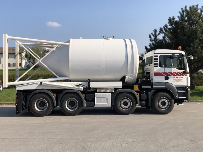 Silosteller Roth Transporte Graz 4-Achser Silologistik MAN TGS