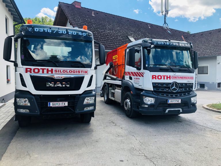 MAN MERCEDES BENZ LKW CONTAINER ENTSORGUNG ROTH SILOLOGISTIK